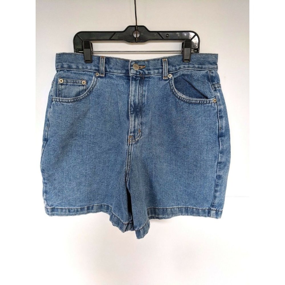 Crossroads Women's High Waist Blue Denim Jean Shorts 12